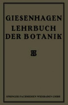 Lehrbuch der Botanik