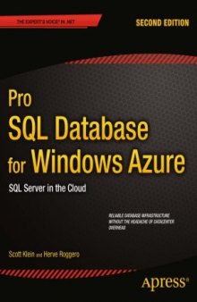Pro SQL Database for Windows Azure  SQL Server in the Cloud