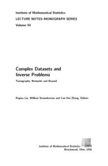 Complex datasets and inverse problems : tomography, networks, and beyond