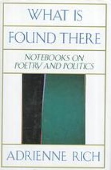 What is found there : notebooks on poetry and politics