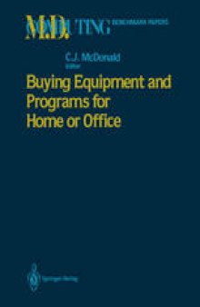Buying Equipment and Programs for Home or Office