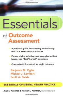 Essentials of Outcome Assessment 