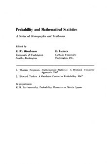 Mathematical statistics a decision theoretic approach