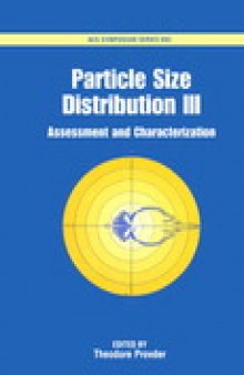 Particle Size Distribution III. Assessment and Characterization