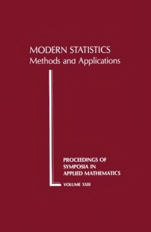 Modern Statistics: Methods and Applications