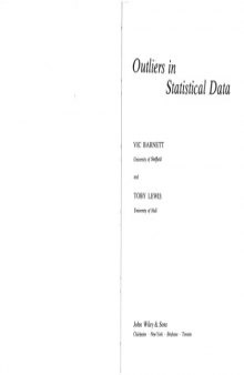 Outliers in Statistical Data (Probability & Mathematical Statistics)