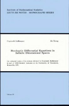 Stochastic differential equations in infinite dimensional spaces
