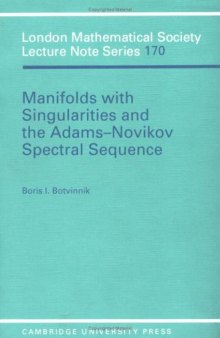 Manifolds with singularities and the Adams-Novikov spectral sequence