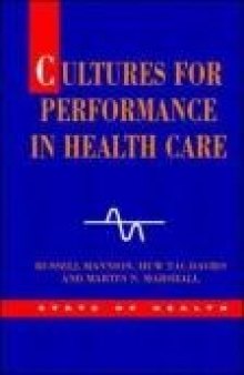 Cultures for Performance in Health Care 