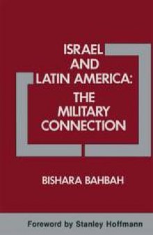 Israel and Latin America: The Military Connection