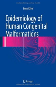 Epidemiology of Human Congenital Malformations