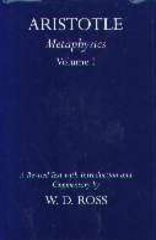 Metaphysics: 2 Volumes (Oxford University Press academic monograph reprints)