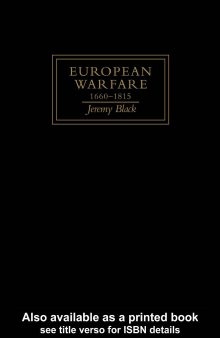 European warfare 1660-1815 - black