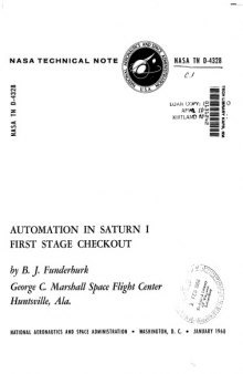 Automation in Saturn I first stage checkout