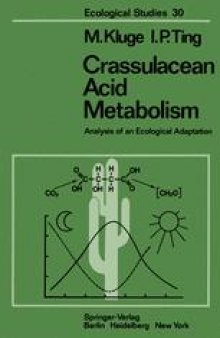 Crassulacean Acid Metabolism: Analysis of an Ecological Adaptation