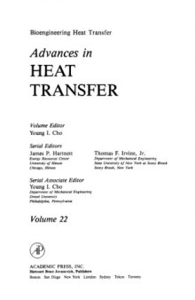 Bioengineering Heat Transfer