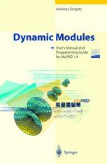 Dynamic Modules: User’s Manual and Programming Guide for MuPAD 1.4