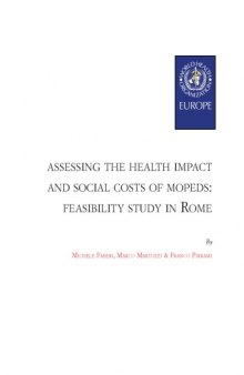 Assessing the health impact and social costs of mopeds: feasibility study in Rome