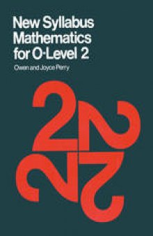 New Syllabus Mathematics for O-Level 2