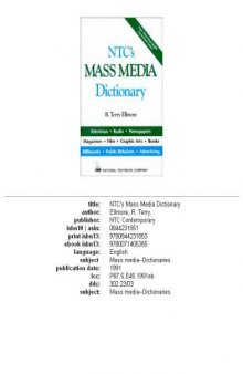 Ntc's Mass Media Dictionary (Business)
