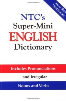 NTC's Super-Mini English Dictionary