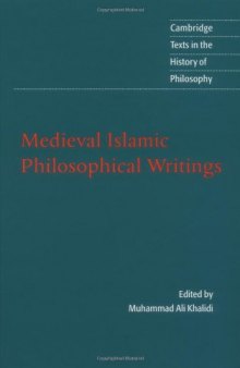Medieval Islamic Philosophical Writings (Cambridge Texts in the History of Philosophy)