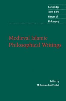 Medieval Islamic Philosophical Writings (Cambridge Texts in the History of Philosophy)