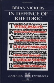 In Defence of Rhetoric - (Chapter 1)