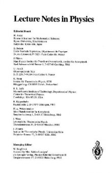 Ergodic Concepts in Stellar Dynamics: Proceedings of an International Workshop Held at Geneva Observatory University of Geneva, Switzerland, 1–3 March 1993