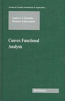 Convex functional analysis