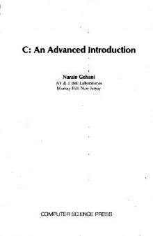 C: an advanced introduction