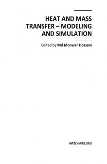 Heat and Mass Transfer - Modeling and Simulation  