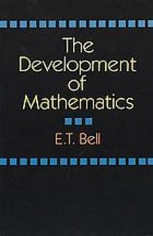 The development of mathematics