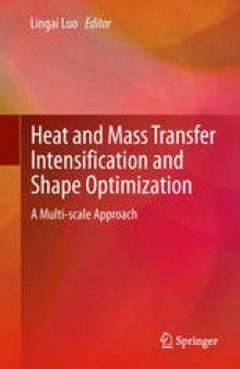 Heat and Mass Transfer Intensification and Shape Optimization: A Multi-scale Approach