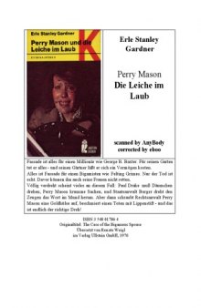 Perry Mason und die Leiche im Laub