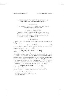 A note on an exponential semilinear equation of the fourth order