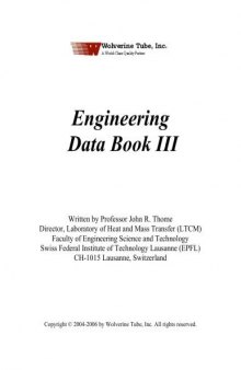 HEAT TRANSFER DATABOOK WOLVERINE