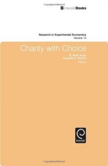 Charity with Choice, Volume 13 (Research in Experimental Economics)