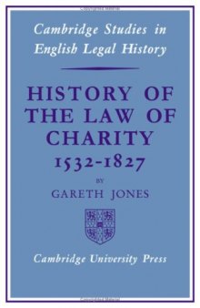 History of the Law of Charity, 1532-1827