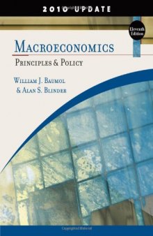 Macroeconomics: Principles and Policy, 11th, 2010 update Edition