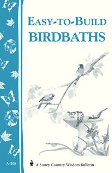 Easy to build birdbaths