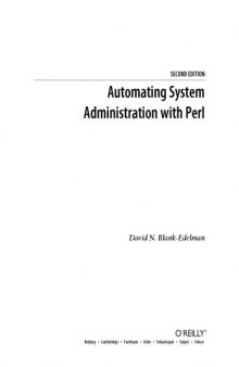 Automating System Administration with Perl : Tools to Make You More Efficient