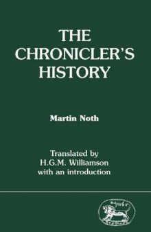 The Chronicler's History (JSOT Supplement Series)
