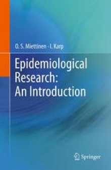 Epidemiological Research: An Introduction: An Introduction