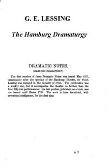 Hamburg Dramaturgy