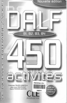 DALF B1, B2, B3, B4, 450 activités