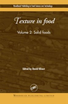 Texture in Food: Solid Foods v. 2