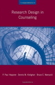 Research Design in Counseling, 3rd Edition  