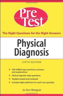 Physical Diagnosis PreTest Self Assessment and Review  