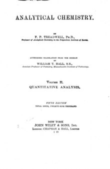 Analytical Chemistry Vol 2